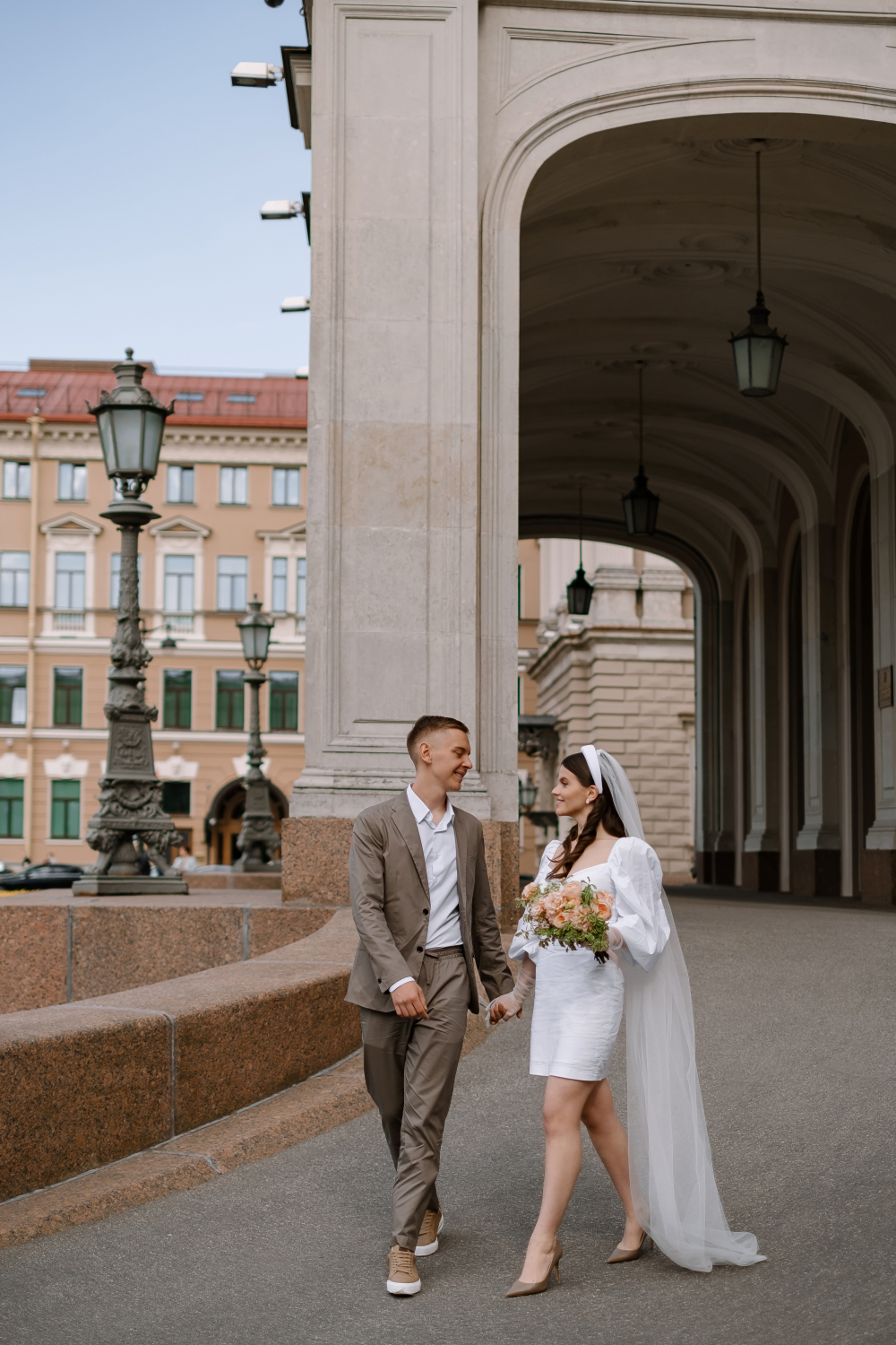 Свадебная прогулка в Санкт-Петербурге